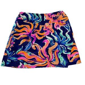 Aryeh Ladies Sz S Tennis Golf pickleball skort Stretch pull on Colorful Color